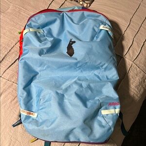 Cotopaxi Sky Blue and Red 35L Allpa  Backpack